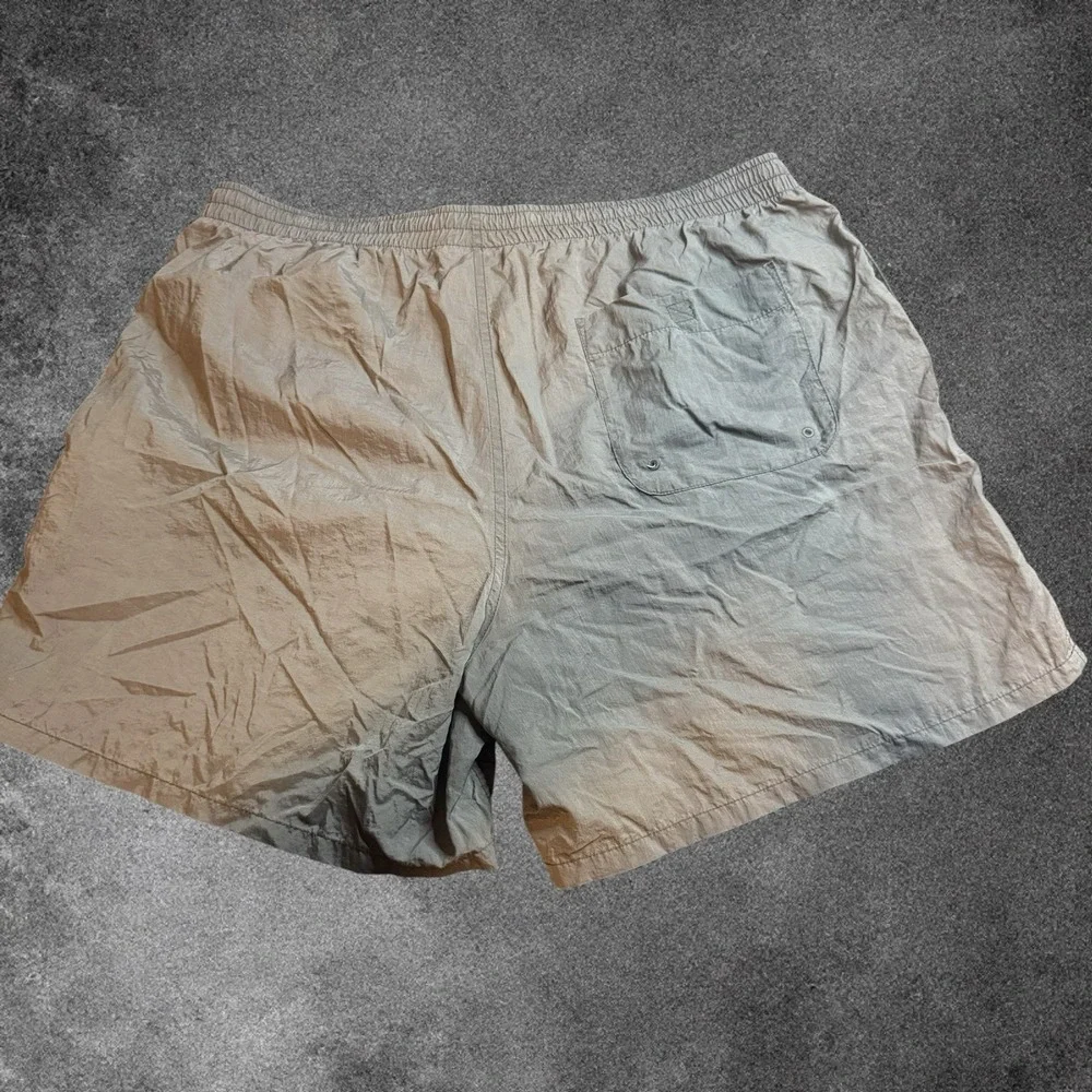 Columbia Mens Swim Trunks Large L Nylon Mesh‎ Lined Gray Outdoor Fishing Shorts